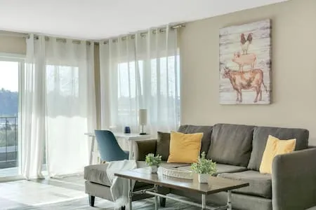 2BR Luxury Condo, Balcony- Washer/Dryer- Pets OK
