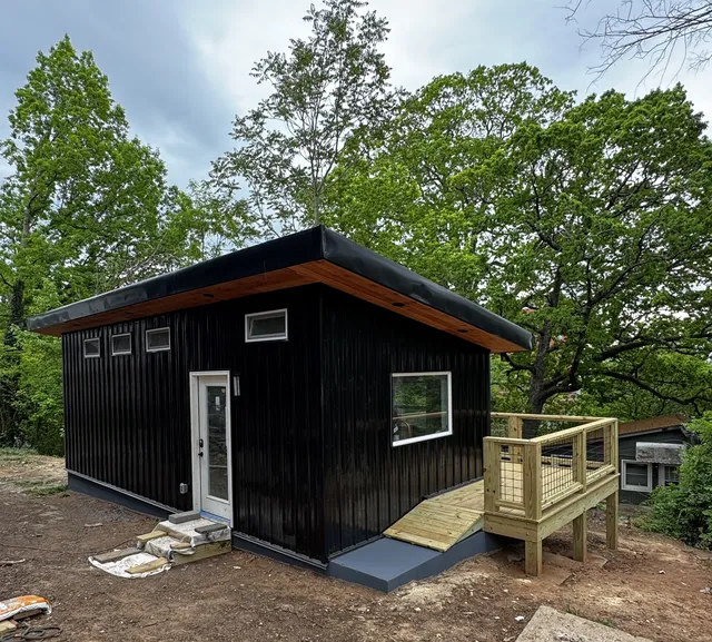 Tiny House Rental in Asheville, NC - The Bat Shack