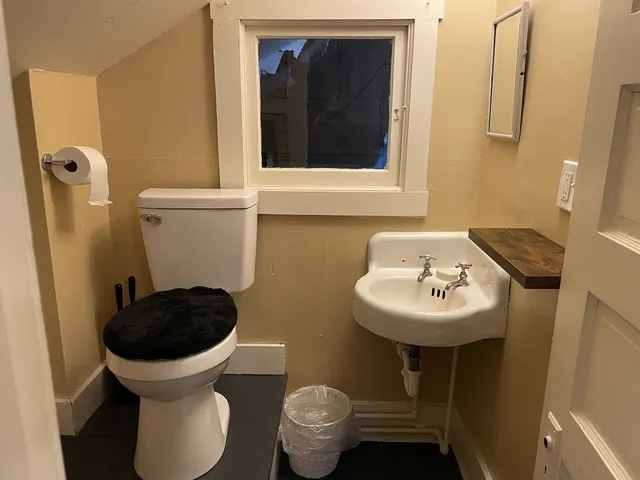 Large Attic Room with Private Half Bath